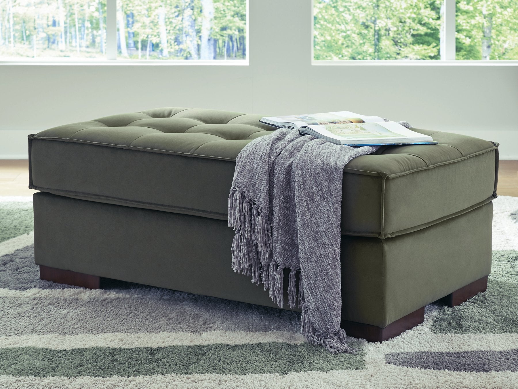 Caspian-Town Oversized Accent Ottoman
