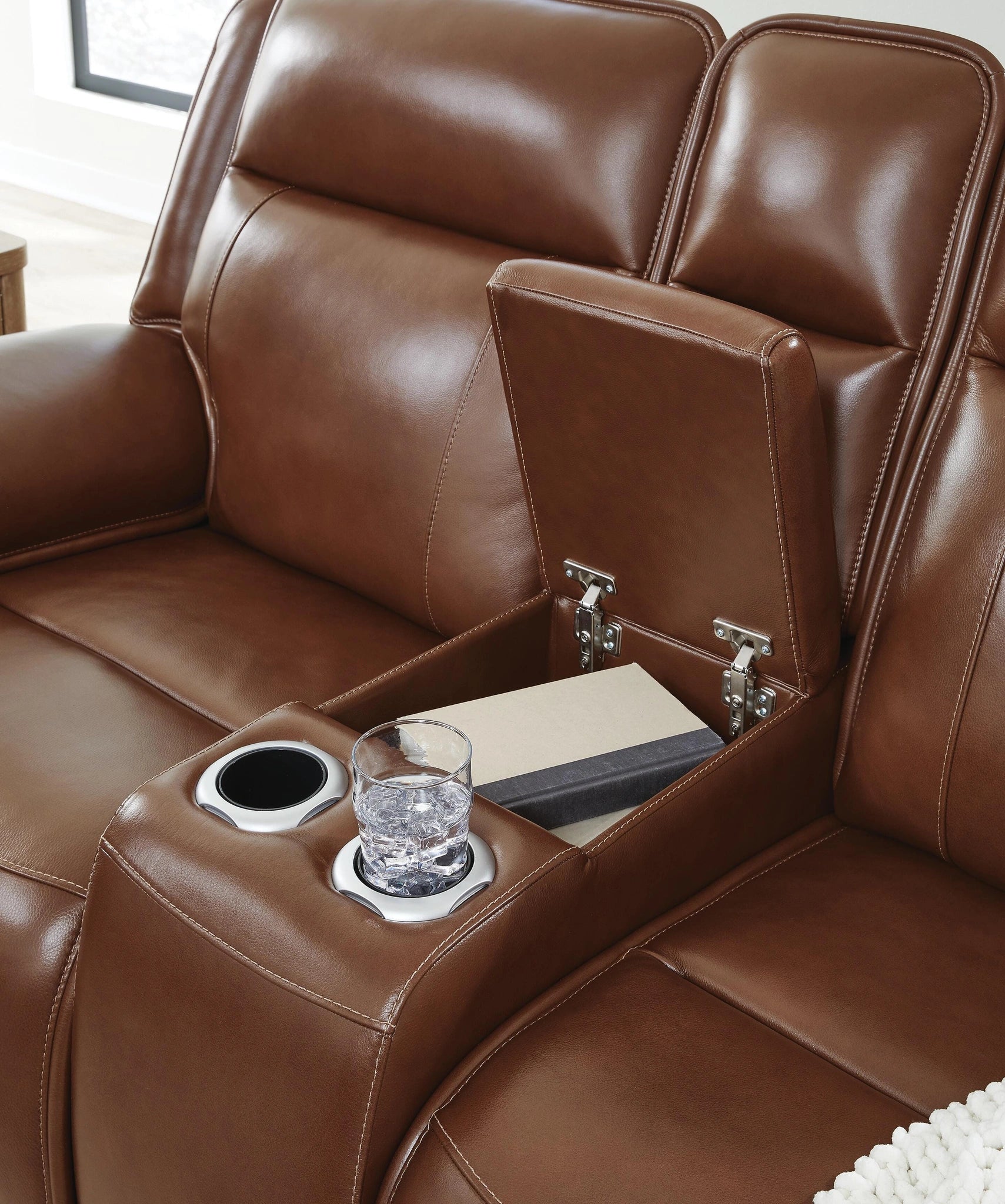 Healy Pier Power Reclining Loveseat with Console