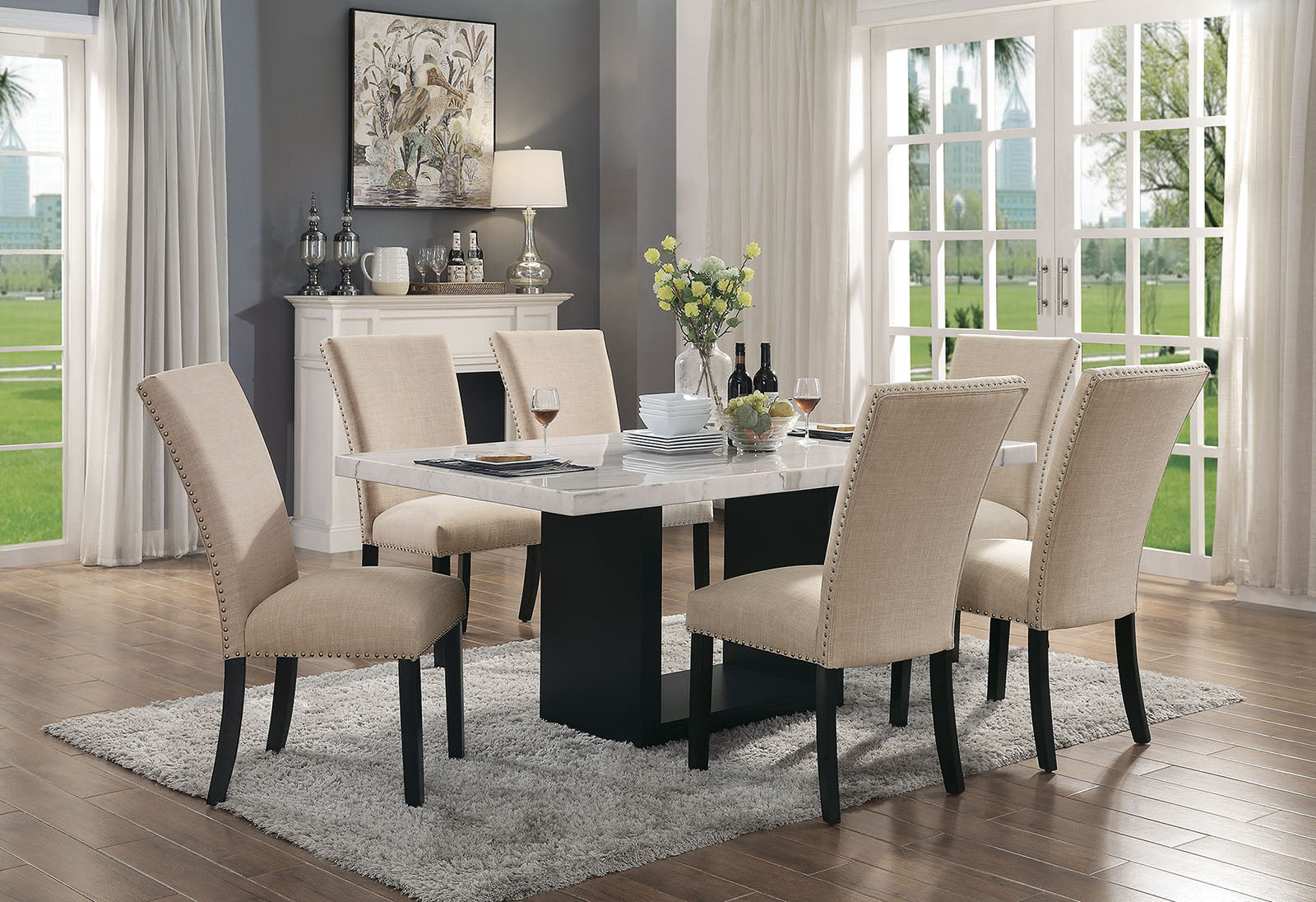 KIAN 7 PC. Dining Table Set