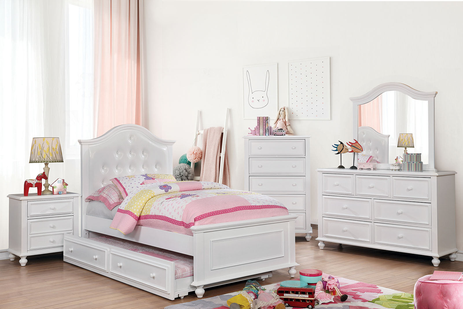OLIVIA White 4 Pc. Full Bedroom Set OLIVIA White 4 Pc. Full Bedroom Set