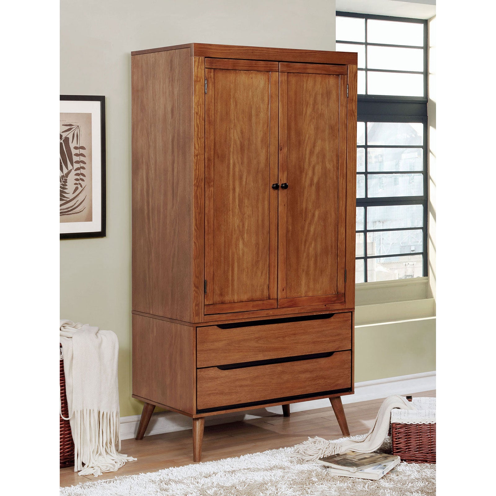 modern armoire dresser LENNART Oak Armoire