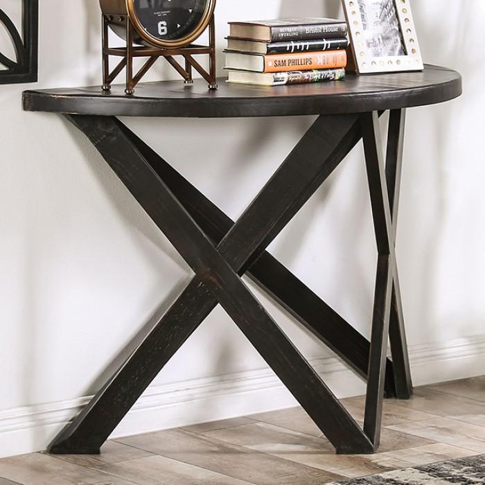 CULVER Sofa Table, Rustic Black image