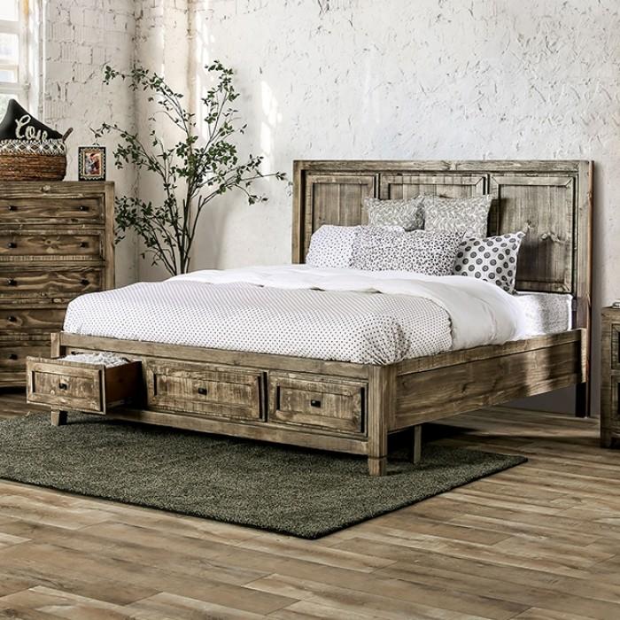 OAKRIDGE Queen Bed, Ash Brown image