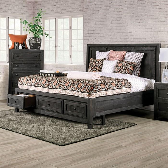 OAKRIDGE Queen Bed, Charcoal image