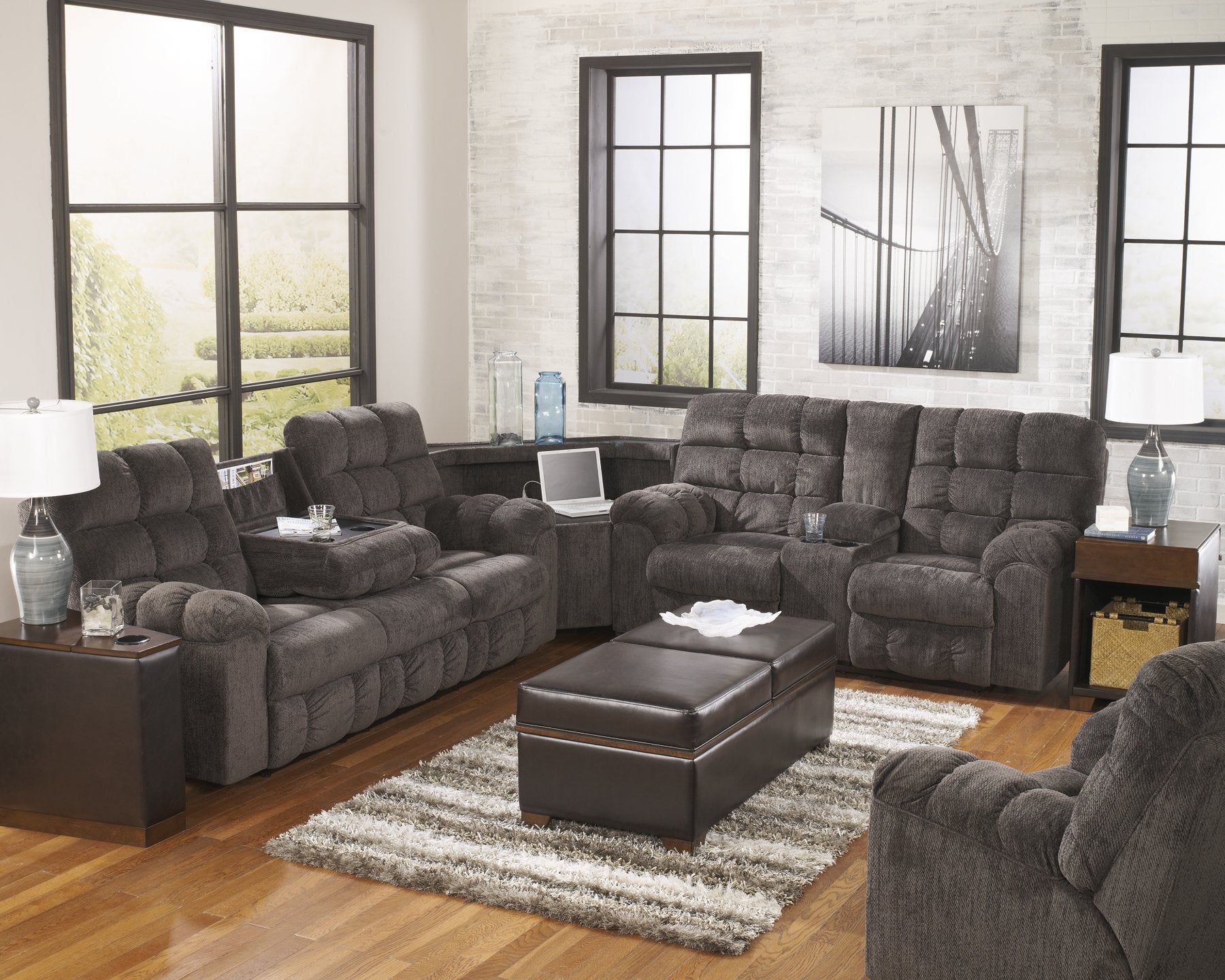 Acieona 3-Piece Reclining Sectional