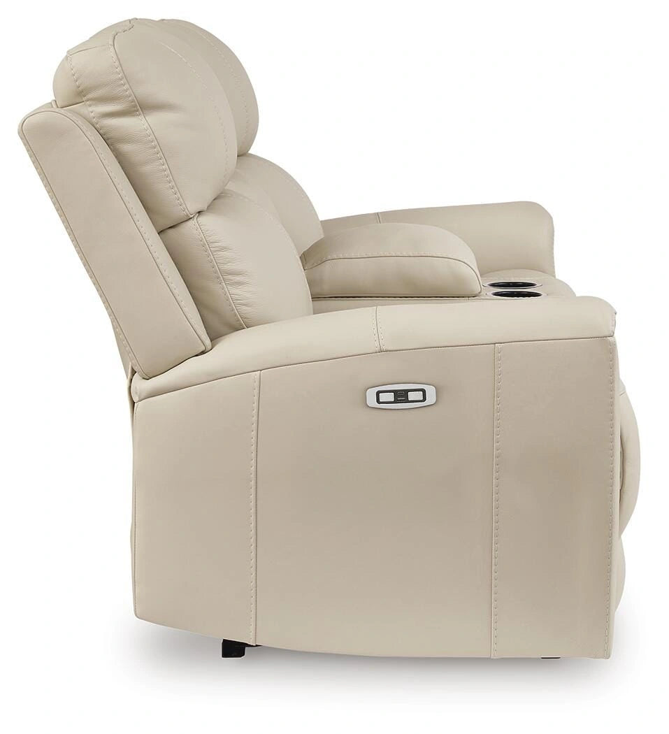Dahlmoore Power Reclining Loveseat with Console