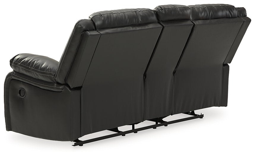 Calderwell Reclining Loveseat with Console