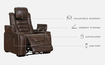 Game Zone Power Recliner