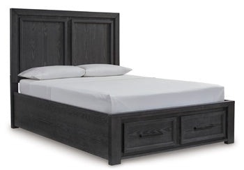 Foyland Panel Storage Bed