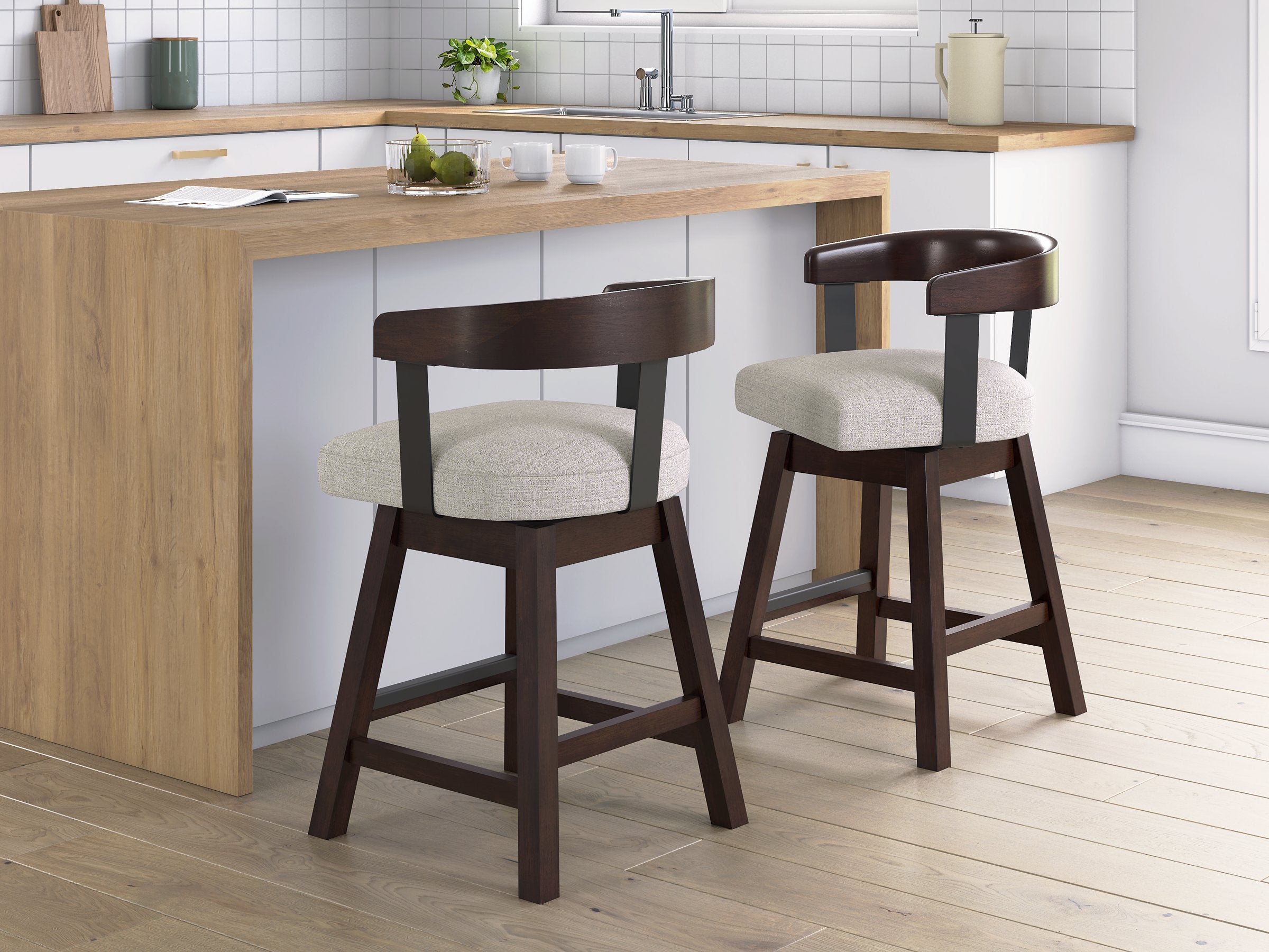 Haddigan Counter Height Barstool (Set of 2)