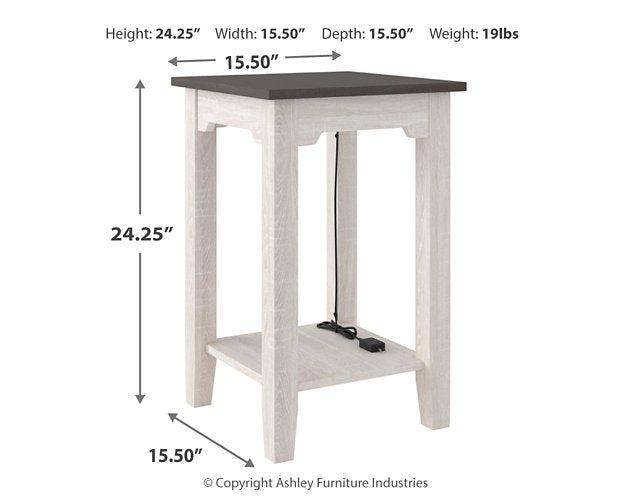 Dorrinson Chairside End Table