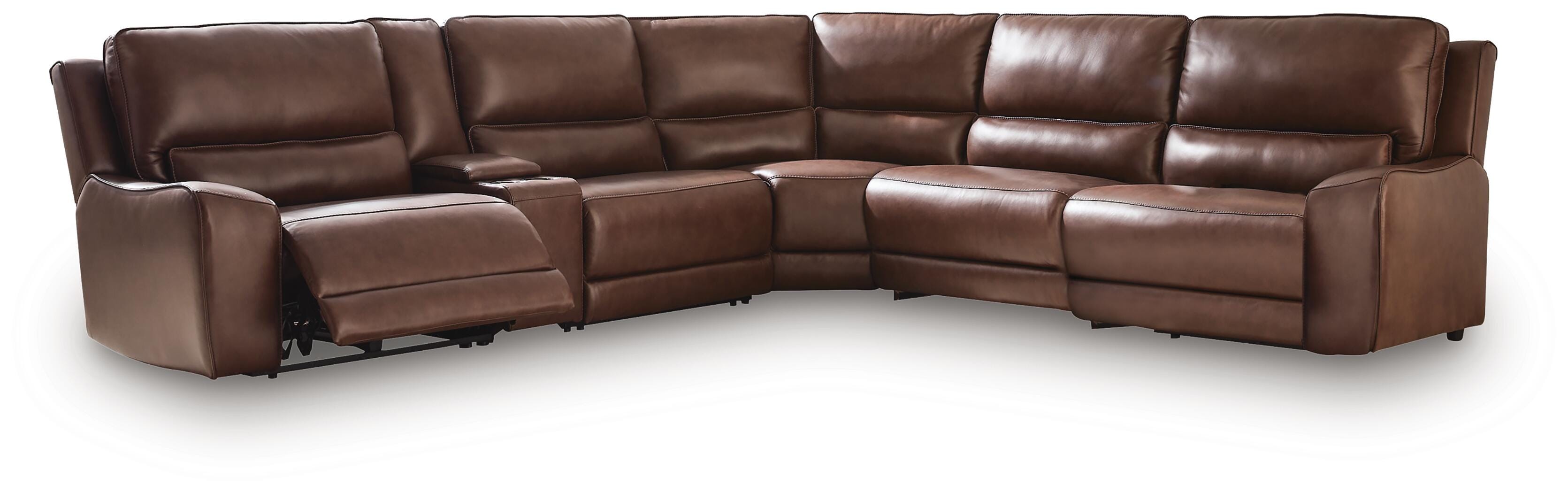 DeepWakes Reclining Sectional with Storage Console