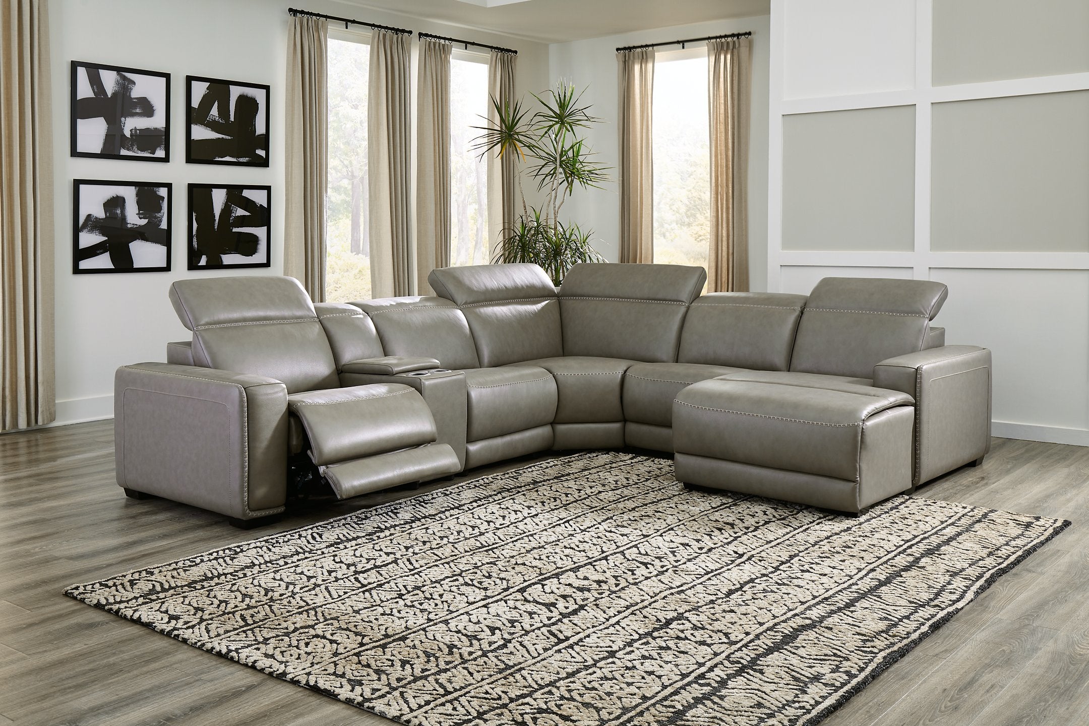 Correze Power Reclining Sectional with Chaise