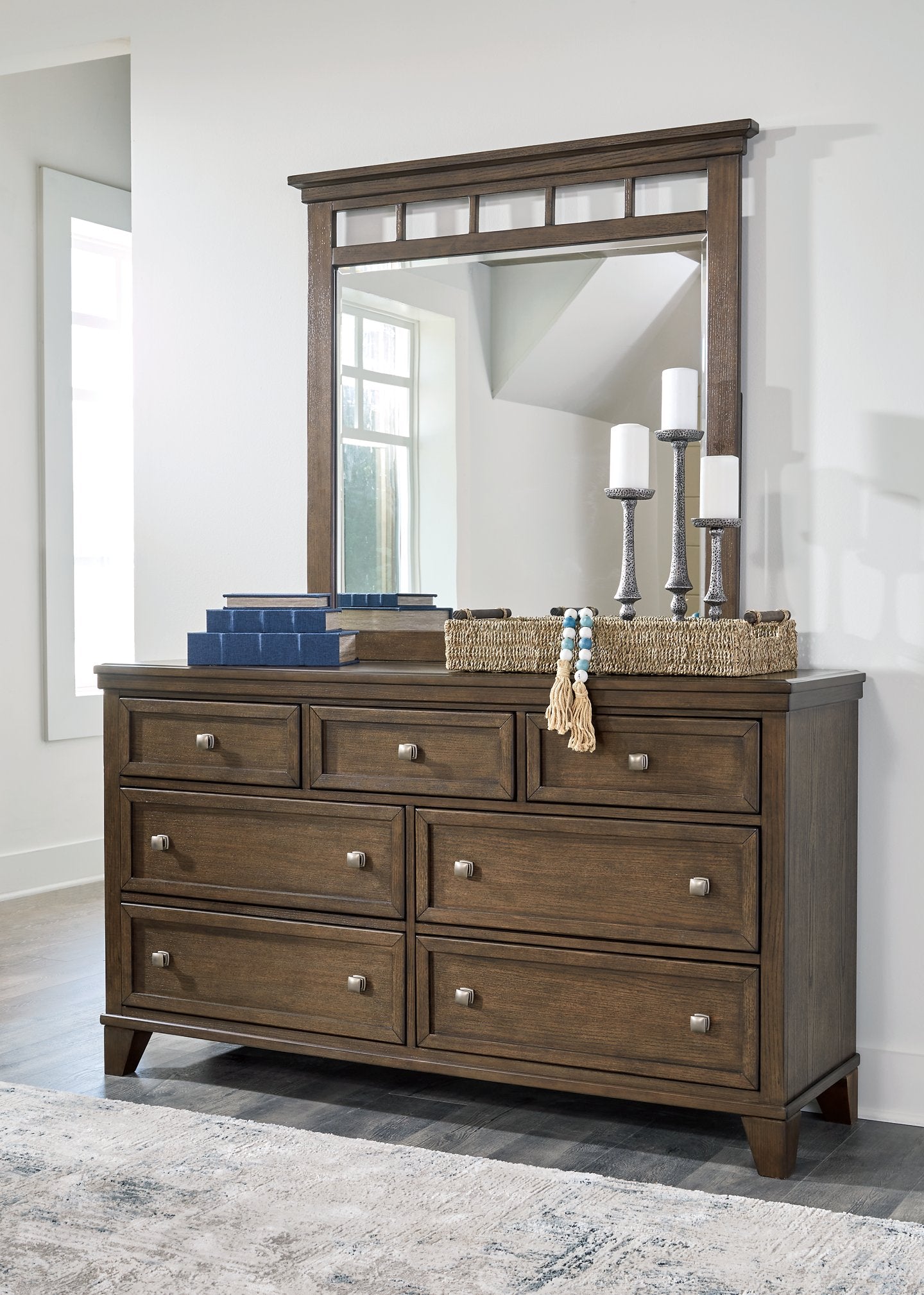 Shawbeck Dresser and Mirror image