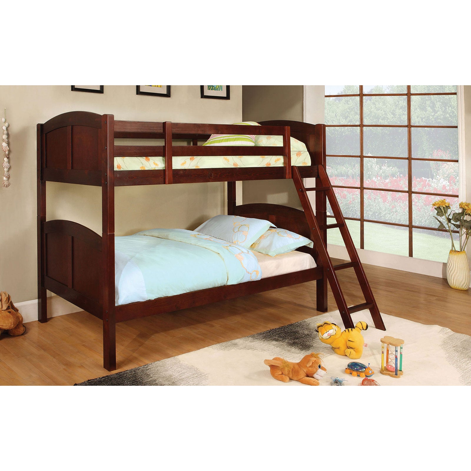 Rexford Cherry Twin/Twin Bunk Bed image