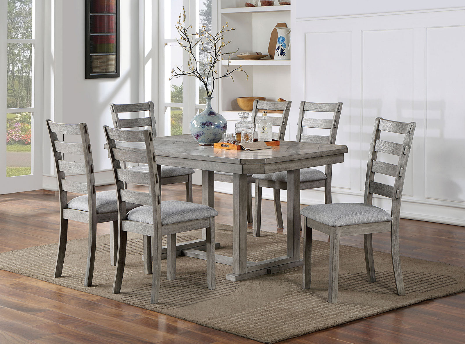 LAQUILA 7 Pc. Dining Table Set image