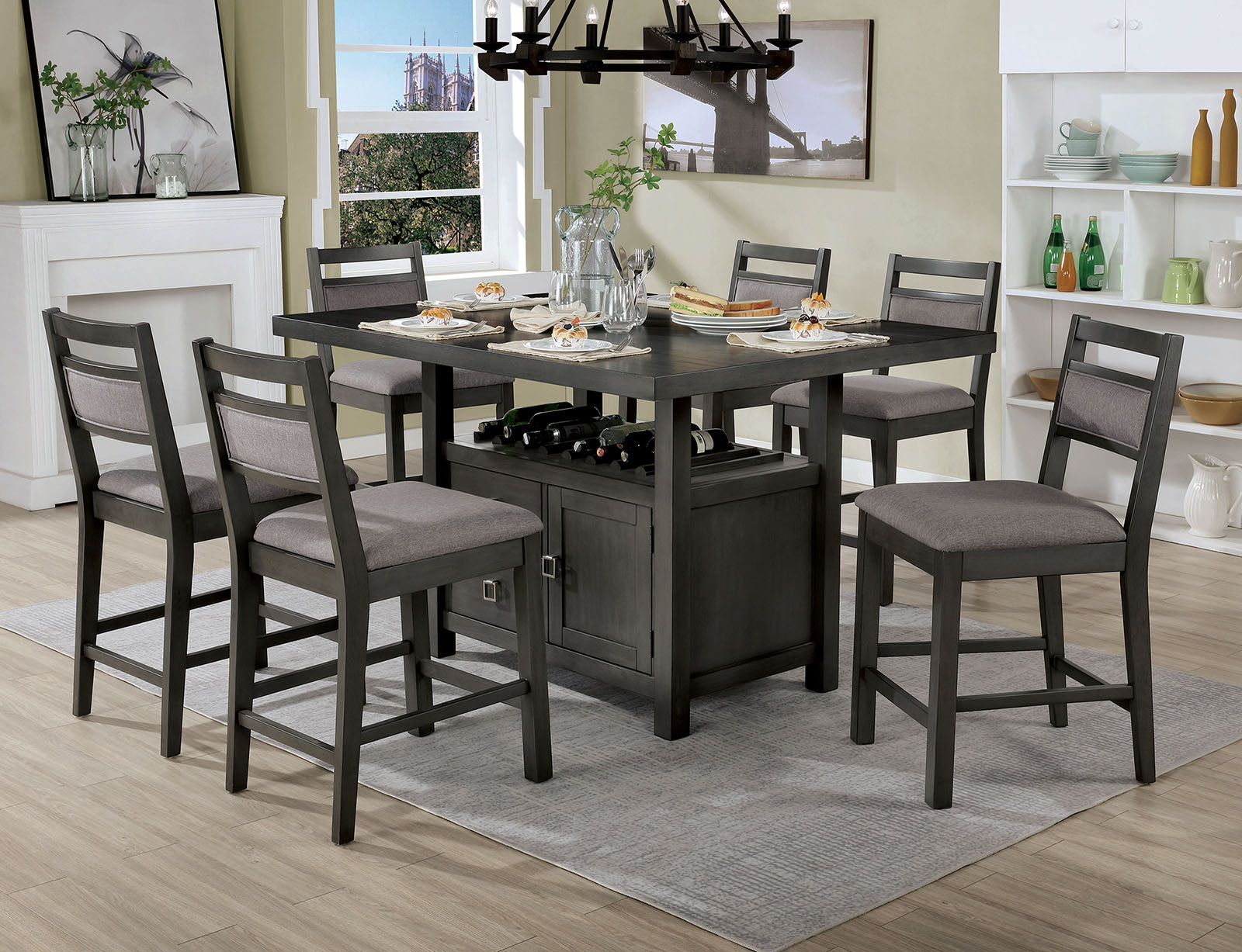 VICKY 7 Pc. Dining Table Set image