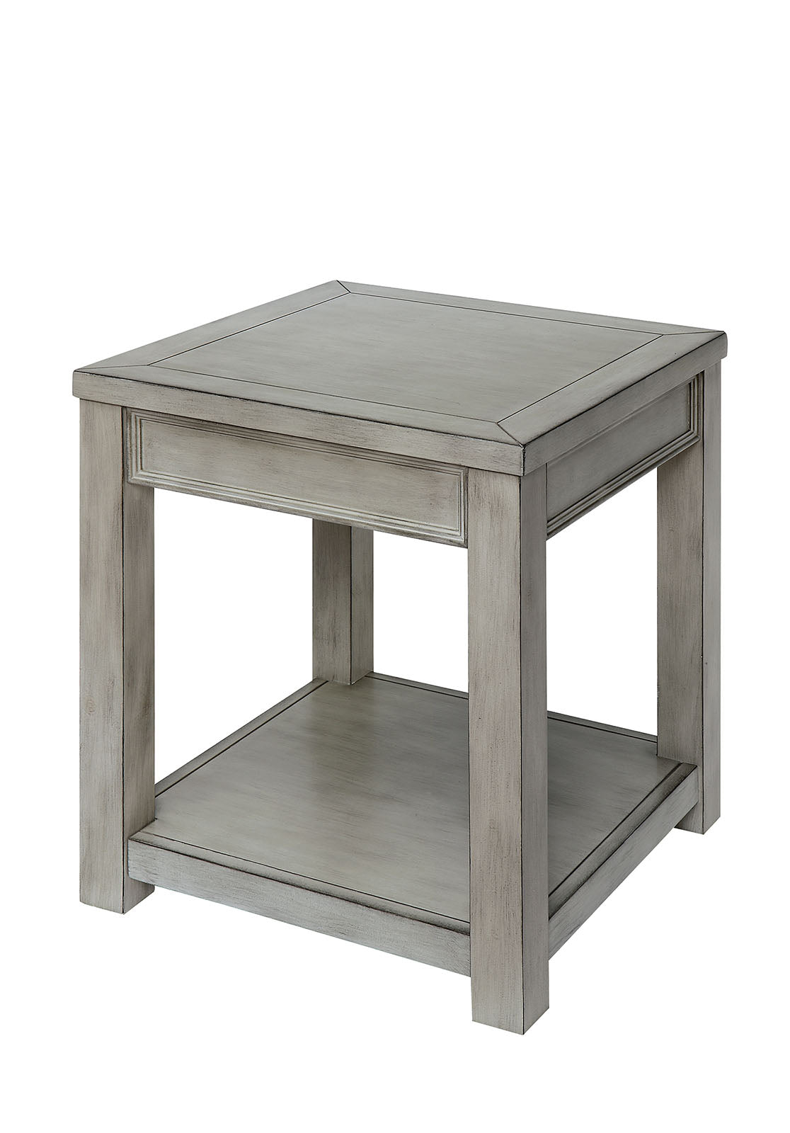 Meadow Antique White End Table image