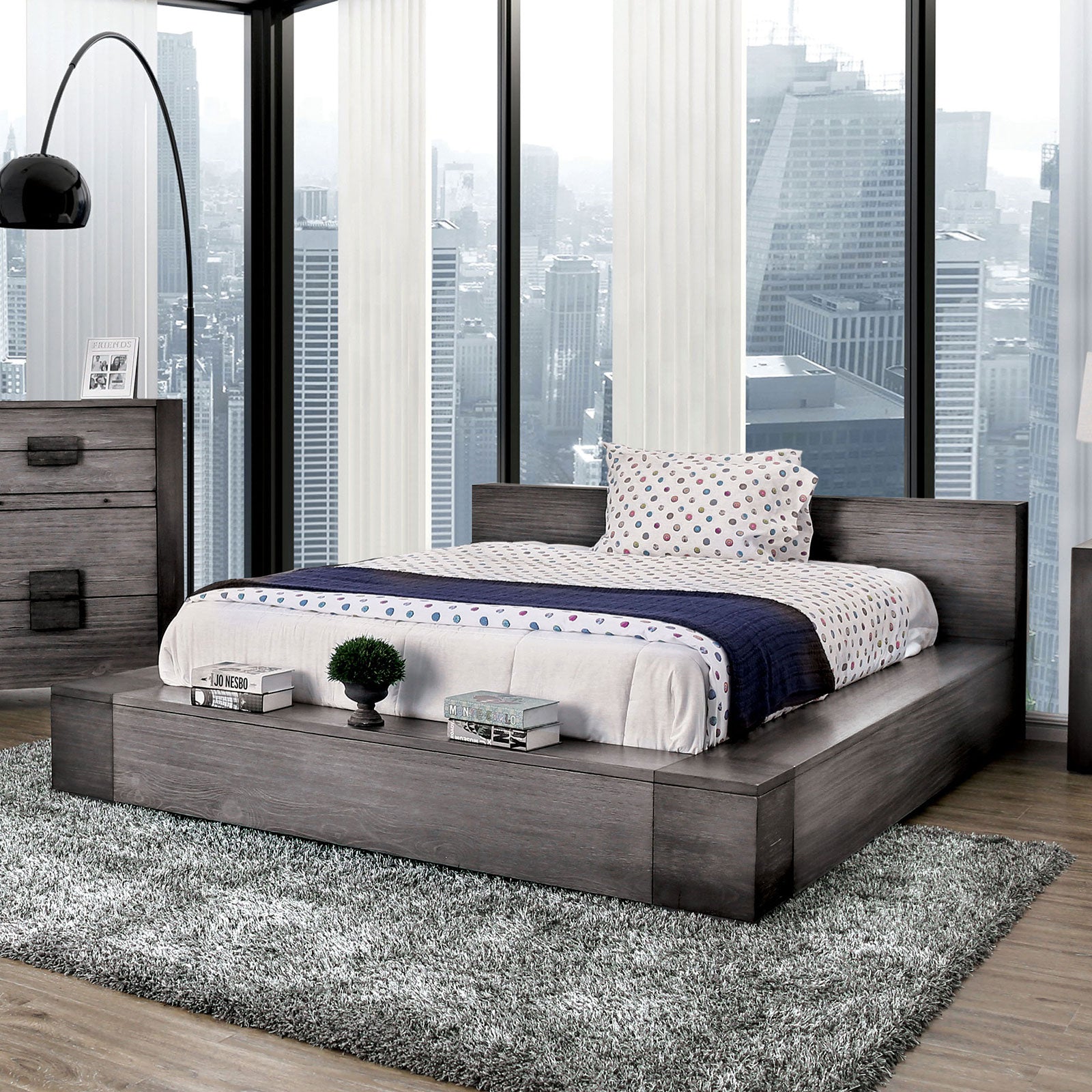 Janeiro Gray Queen Bed image