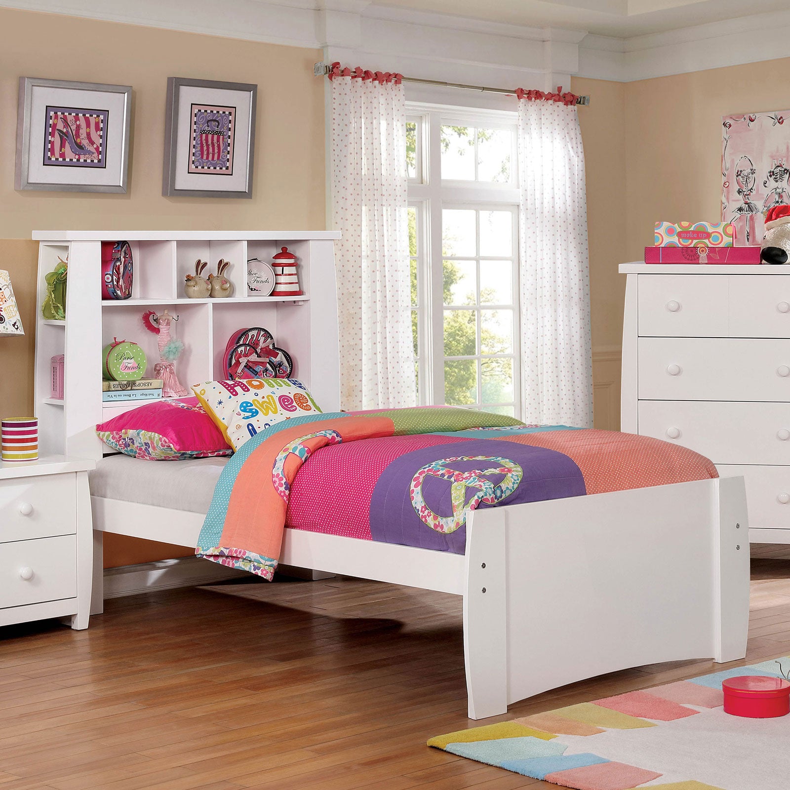 Marlee White Twin Bed image