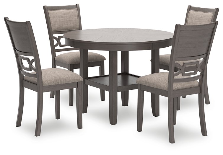 Wrenning Dining Table and 4 Chairs (Set of 5) image