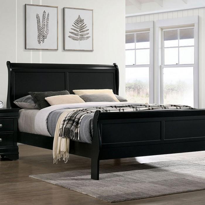 LOUIS PHILIPPE Full Bed, Black image
