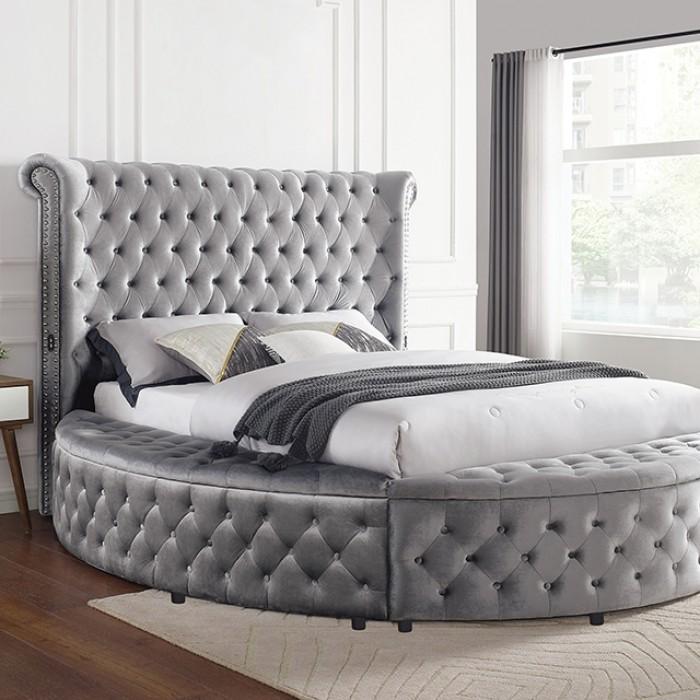 SANSOM Queen Bed, Gray image