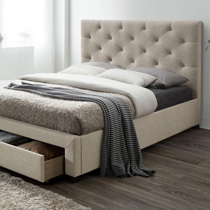 SYBELLA Twin Bed, Beige image