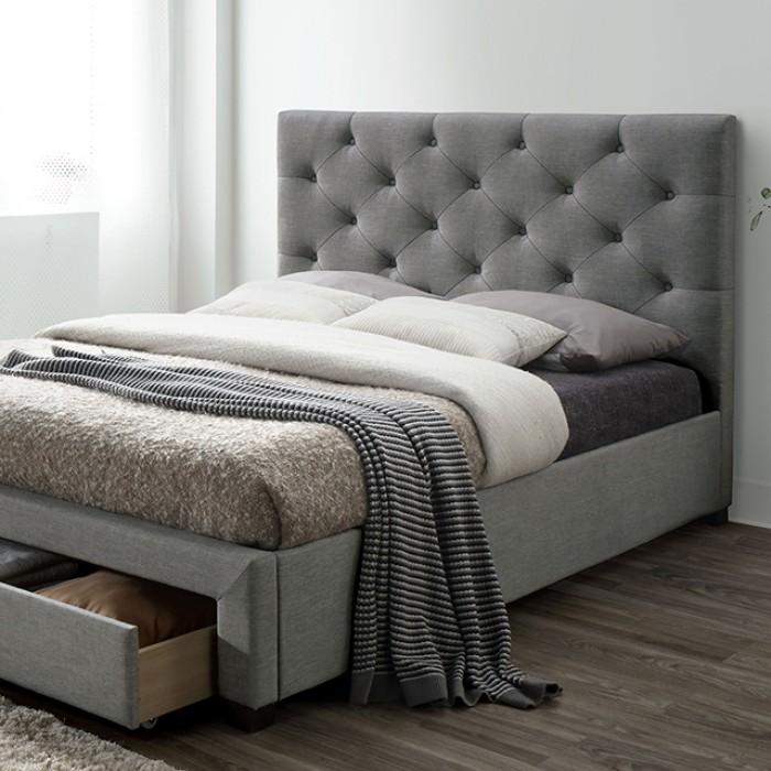 SYBELLA Queen Bed, Gray image