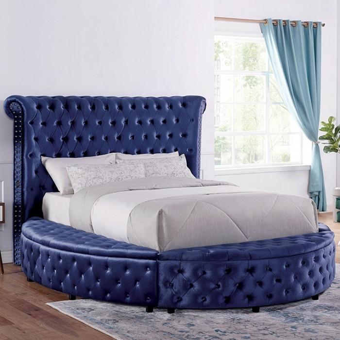 SANSOM Cal.King Bed, Blue image