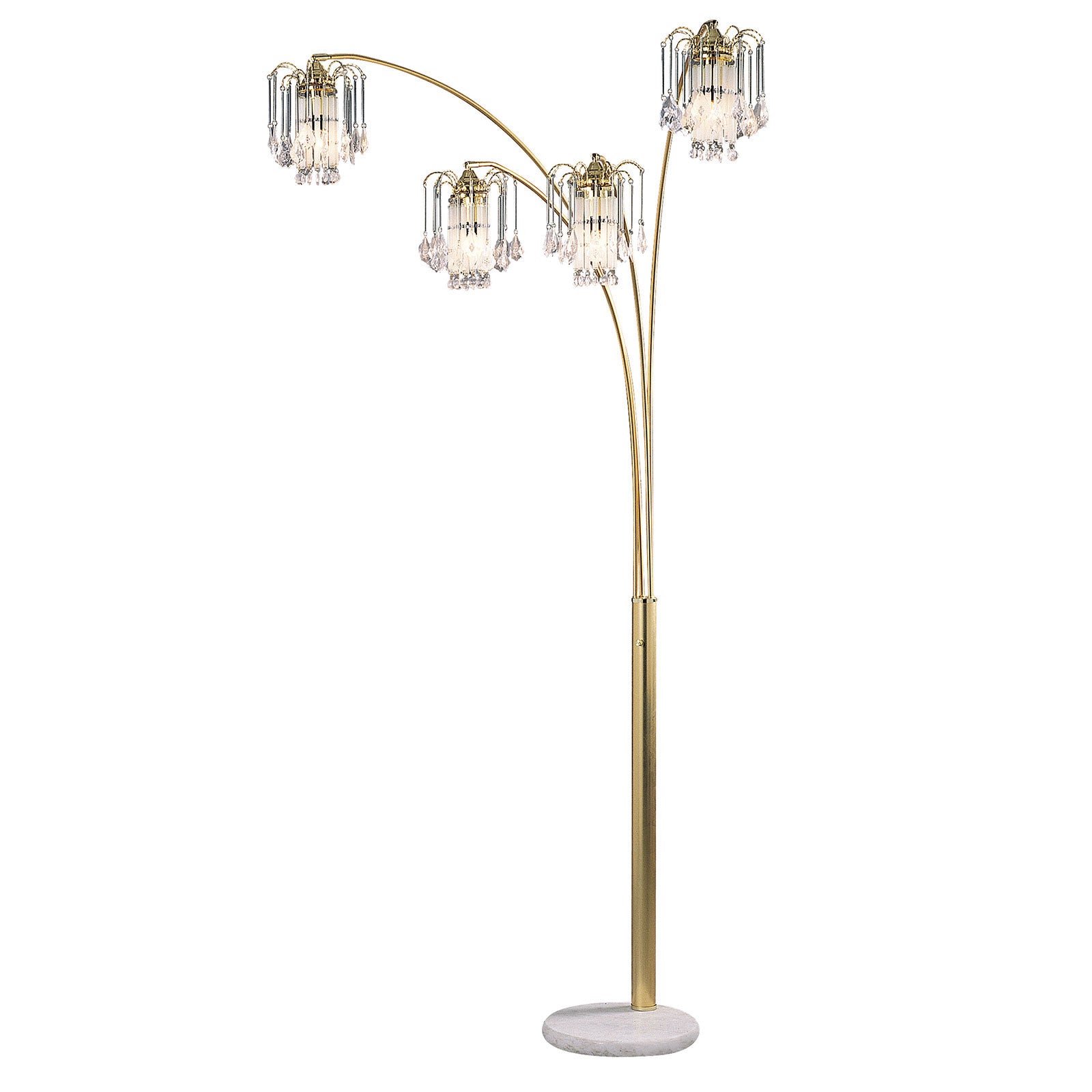 Elouise Sand Gold Arch Lamp image