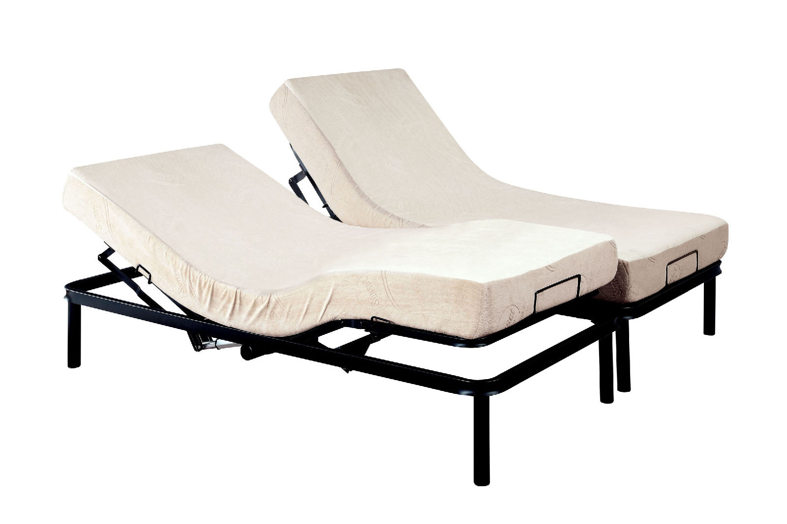 FRAMOS Black Adjustable Bed Frame - E.King image