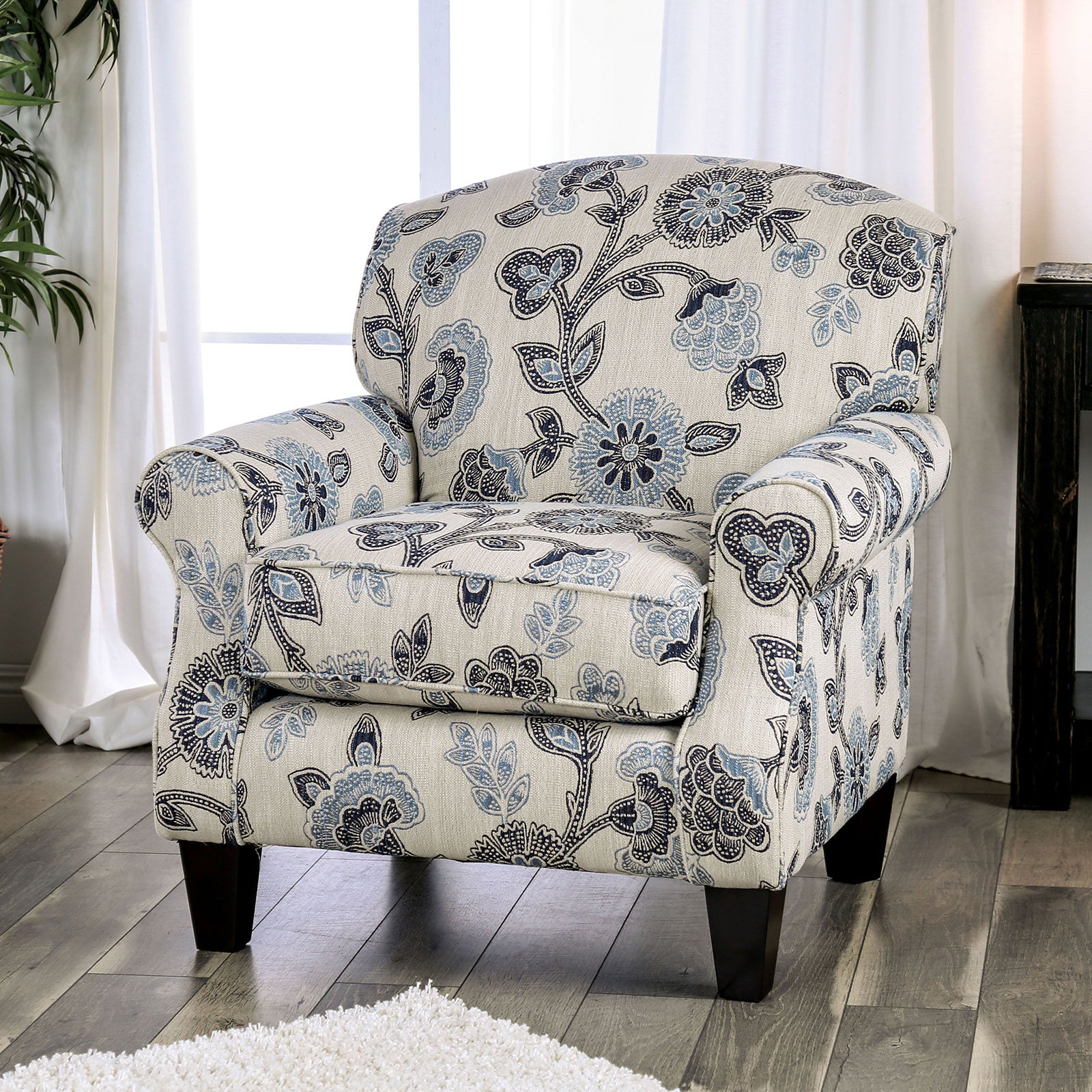 Nash Ivory Chair, Floral image