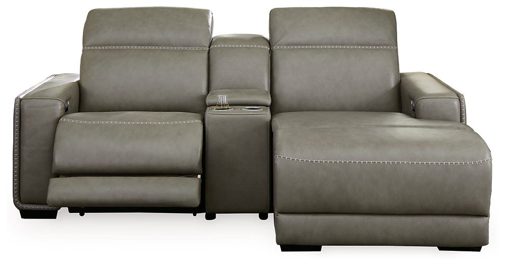 Correze Power Reclining Sectional with Chaise image